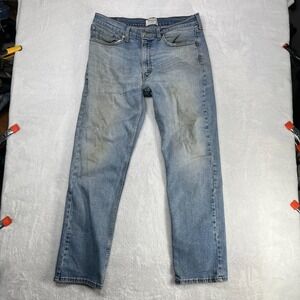 Denizen from Levi's 218 Straight Leg Jeans Men's Blue Denim Stretch - 34X28.5